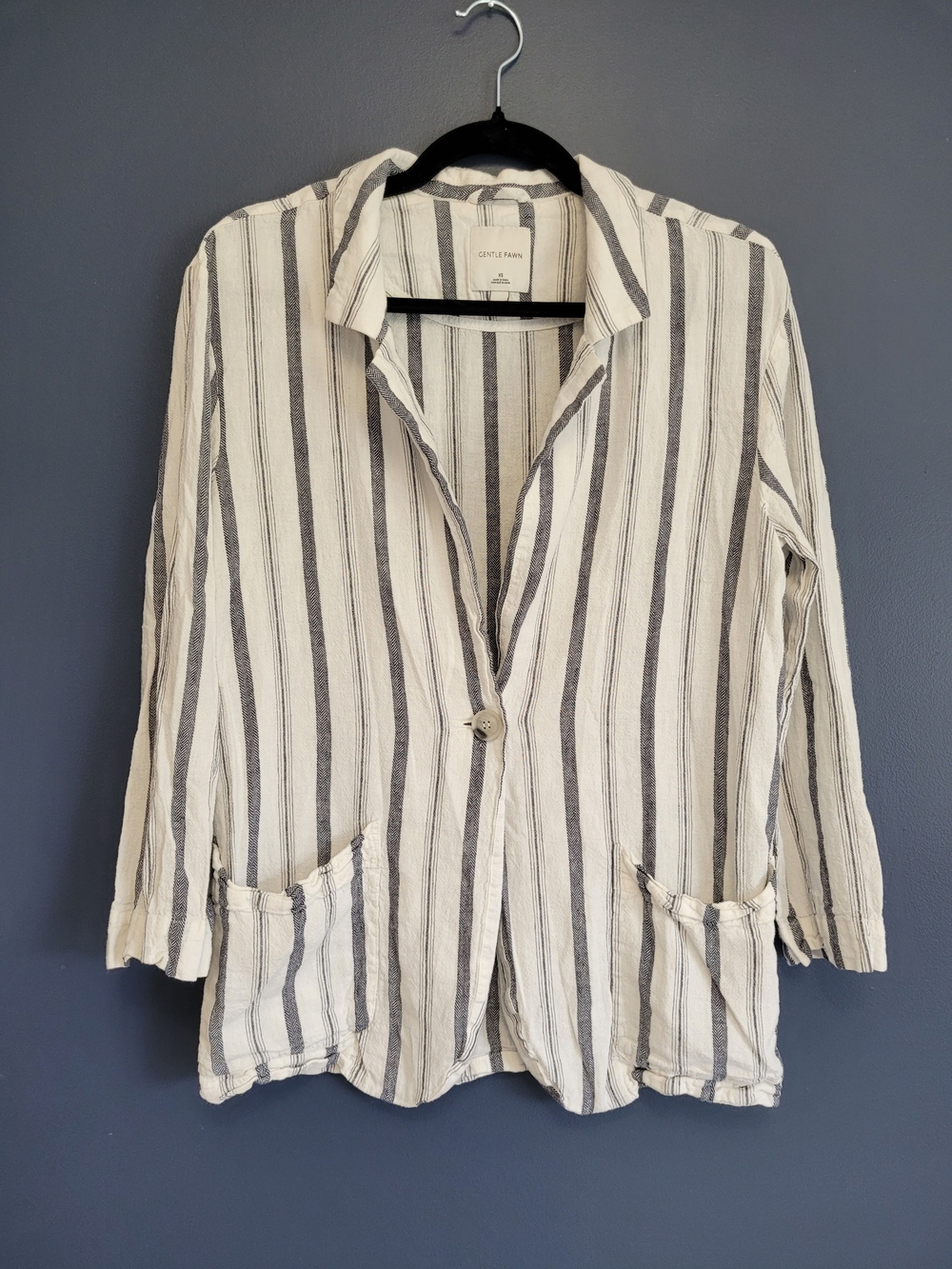 FINAL PRICE DROP Gentle Fawn Linen Blend 2-Piece Set, Jacket & Wide Leg Pants XS - Picture 12 of 16